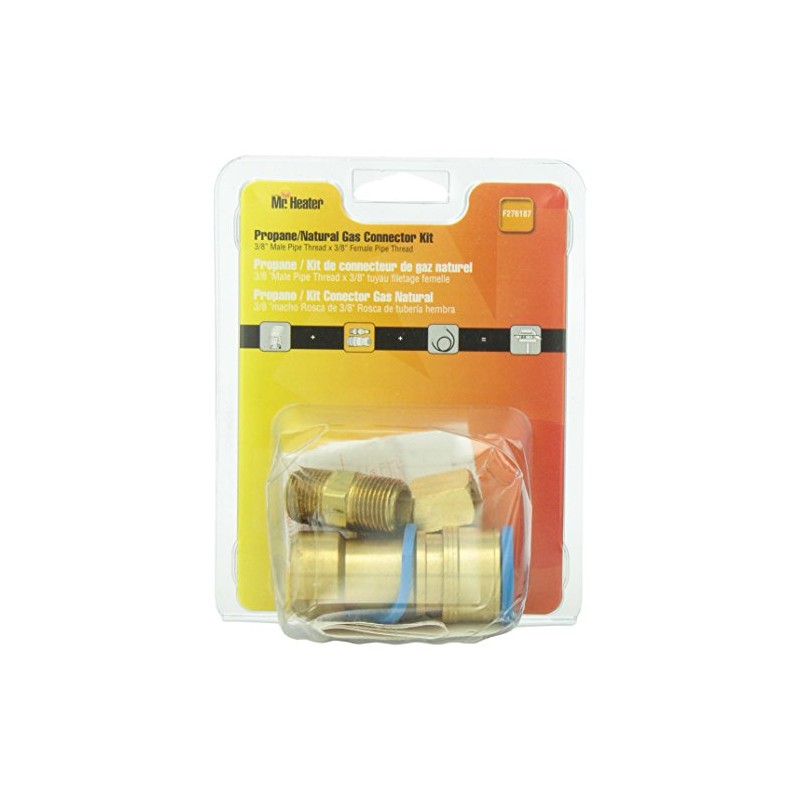 Mr. Heater F276187 Propane/Natural Gas Connector Kit 3/8 Male Pipe