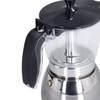 Stovetop Coffee Maker 6 Cup Moka Pot Clear ABS Top