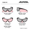 Alpina Unisex Adult Turbo HR Sports Glasses Matte Black One