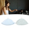 2pcs Sauna Cap Coral Fleece Highly Absorbent Elastic Men Women