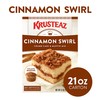 Krusteaz Cinnamon Swirl Crumb Cake and Muffin Mix, 21-Ounce Boxes