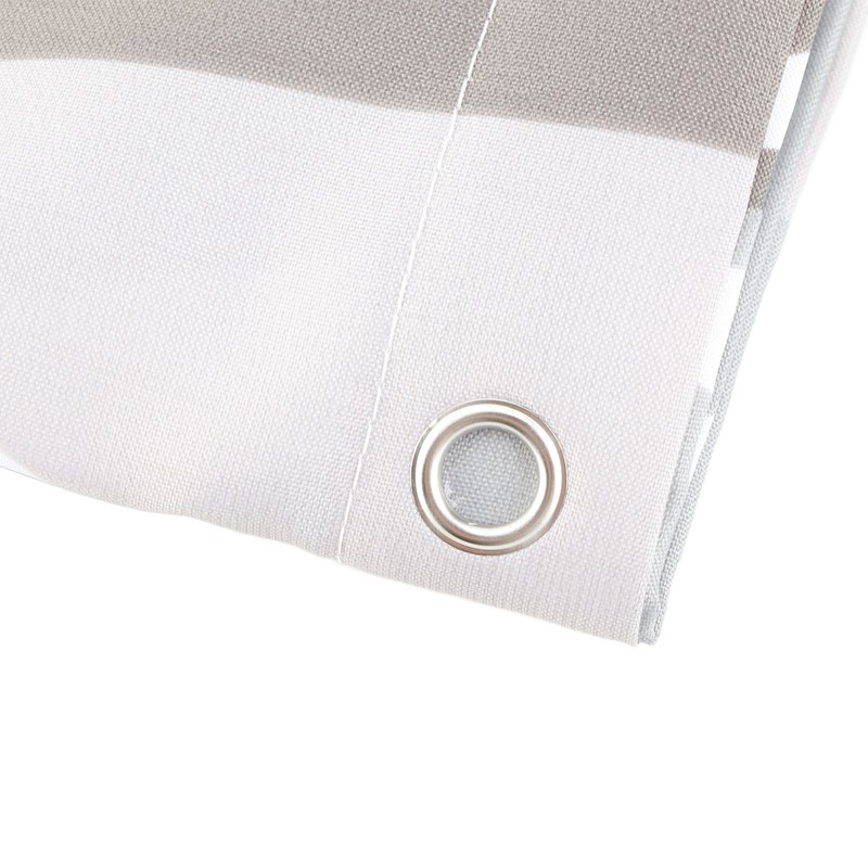 Shower Curtain Simple Water Drop Pattern Thickened Polyester Water Resistant