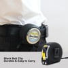 HEIKIO Tape Measure 8M/26FT, Double-sided Metric and Inch Scale with