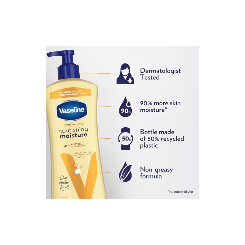 Vaseline Cuidados Intensivos Curación Serum, Advanced Socorro, Essential Healing, Essential