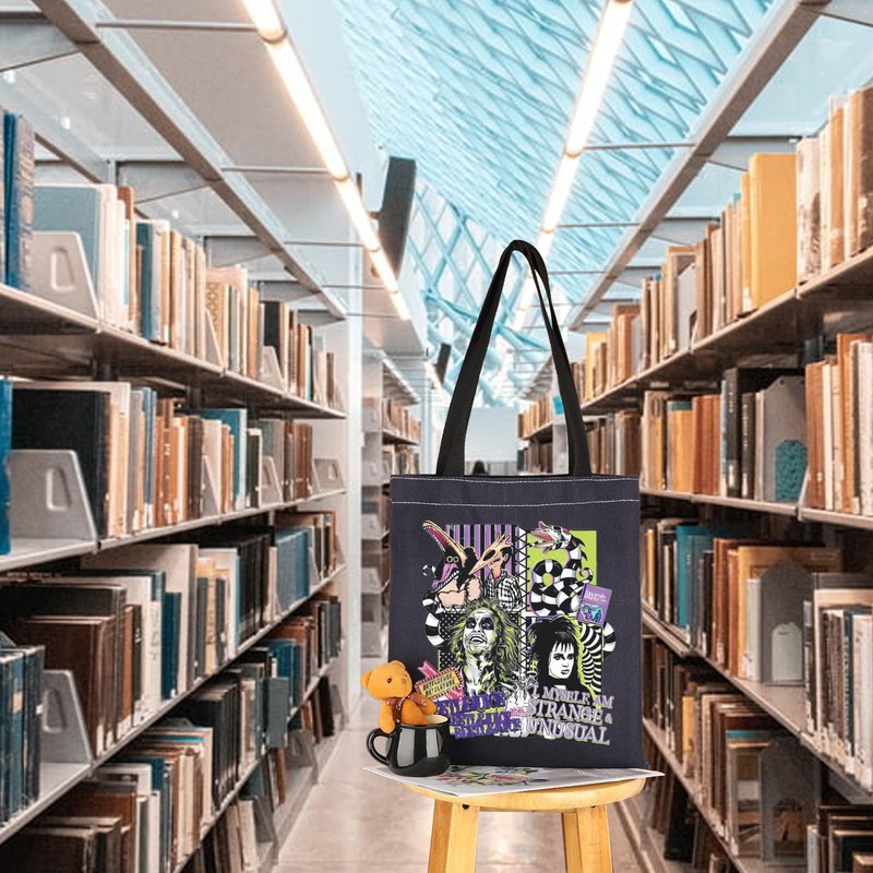 BAUNA Horror Movie Inspired Tote Bag Stay Spooky Gift Lydia