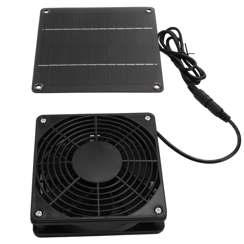 Solar Fan Effective Cooling Safety Protection Easily Install 3W 43.4CFM