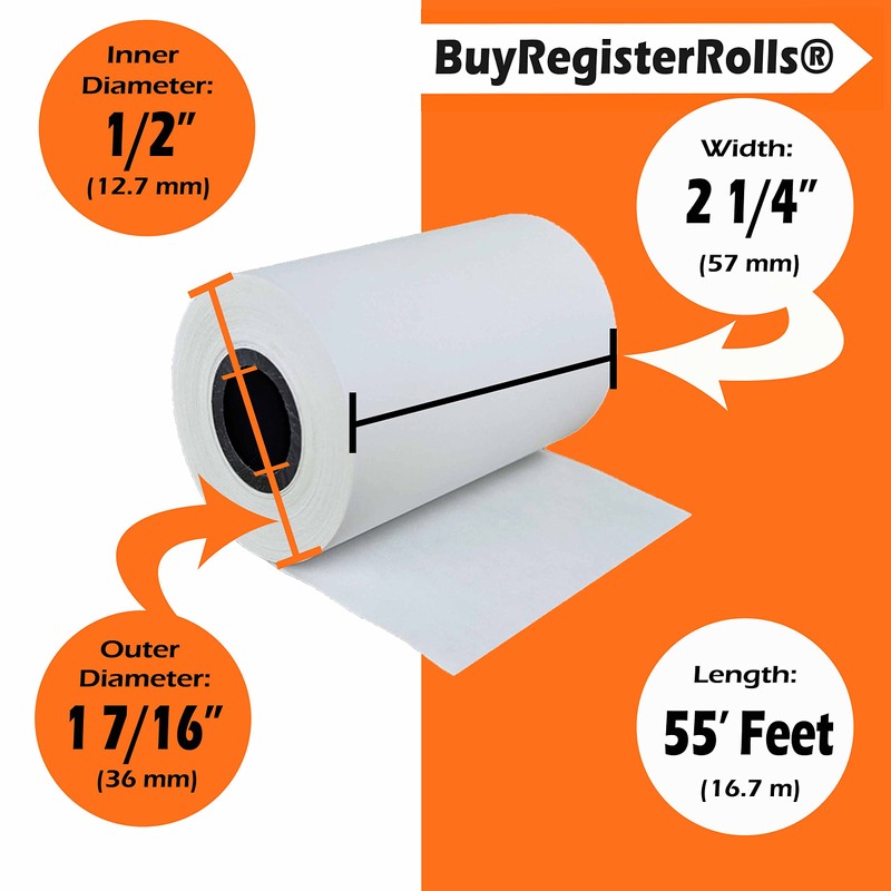 Receipt Paper Roll for Square Terminal Credit Card Machine 2