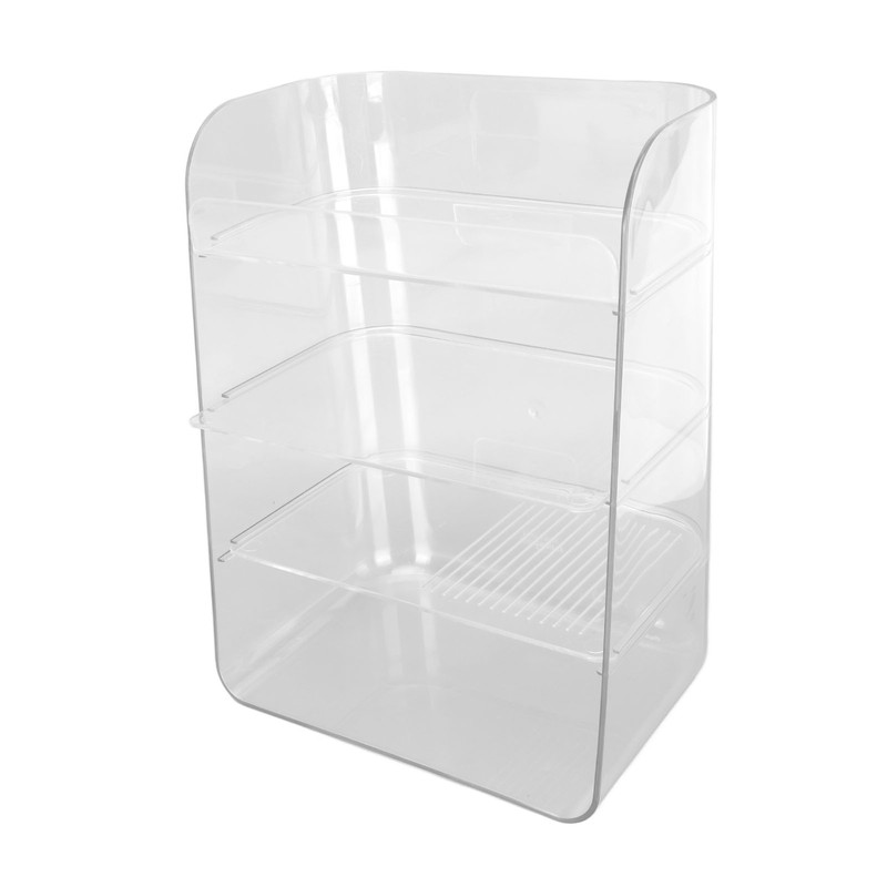 Cosmetic Shelf Multi Layer Large Capacity Detachable Partition Stable Countertop