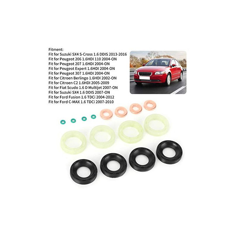 O-Ring Injector, Injector Sealing Washer, O-Ring Injector Gasket Set, 1314368