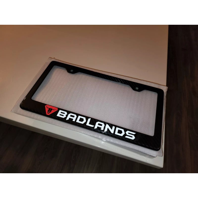 Badlands Bronco Badlands Carbon Fiber License Plate Frame 100% Carbon
