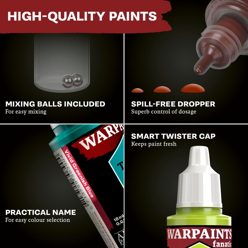The Army Painter, Warpaints Fanatic Flexible Triad: Black & Greys