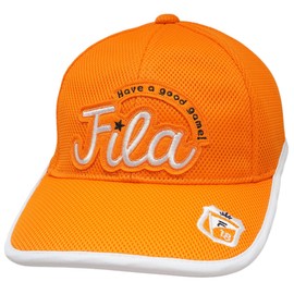 Fila Golf 752901 Cursive Logo Curb Cut, Foldable, Cap, Golf Wear, Women's Hat, OG