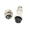 Sopepoyie GX16 3Pin Male Female Aviation Connector Plug 16MM Wire