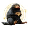 Spreadshirt Fantastic Beasts Niffler Sitting with Coin Sticker, 10 x