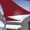 COARBOR 19'x19'x19' Sun Shade Sail Waterproof Triangle Canopy Cover 260