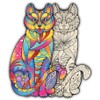 Philos 9087 Artifact Wooden Puzzle 2 in 1 Cat, 160