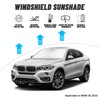 D-Lumina Windscreen Sun Shade for B.MW X6 2016 Accessories, Sun