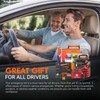 Car Emergency Kit with Portable Air Compressor, First Aid Kit,