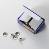 OfficemateOIC Steel Thumb Tacks, 7/16 Inch Head, Silver, Box of