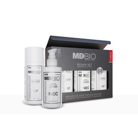 MD PLUS BIO Hair Regrowth & Care Set For All Genders, Hair Growh Serum With Pack, Colored And All Types Hair Repair Set, Includes Spray-Shampoo-Vitamins Care Set