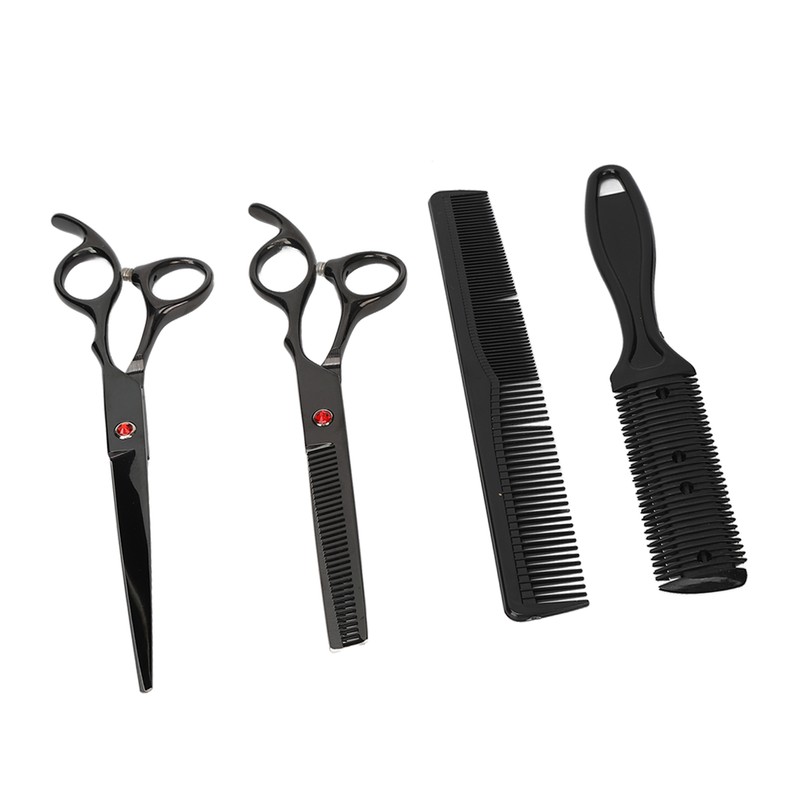 Hair Cutting Scissors Set with Straight Shear and Thinning Shear