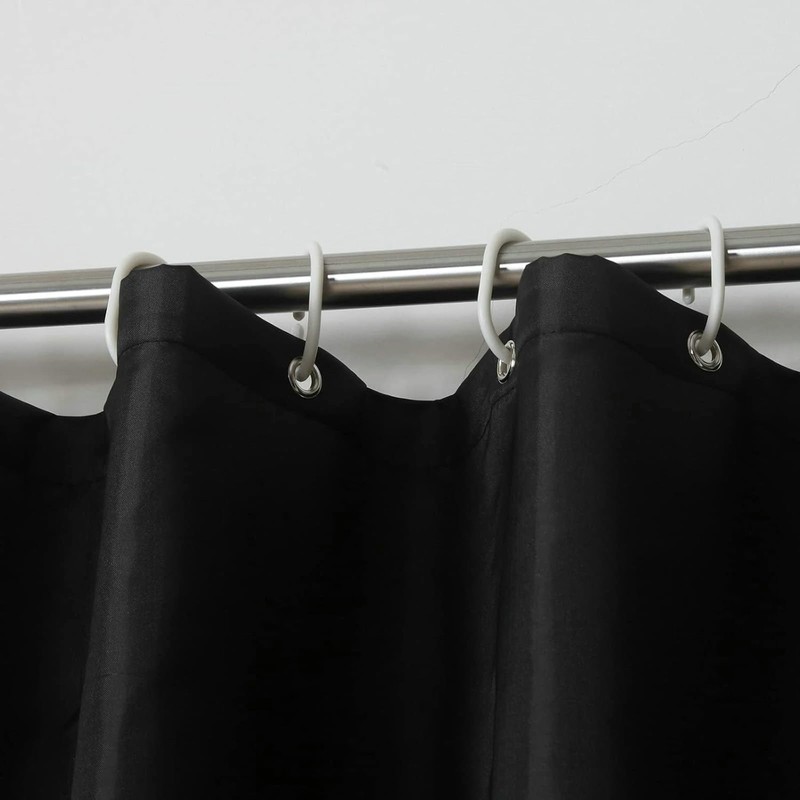 Daesar Waterproof Shower Curtain, Anti-Mould, Bathtub Curtain, Textile, Modern, Plain