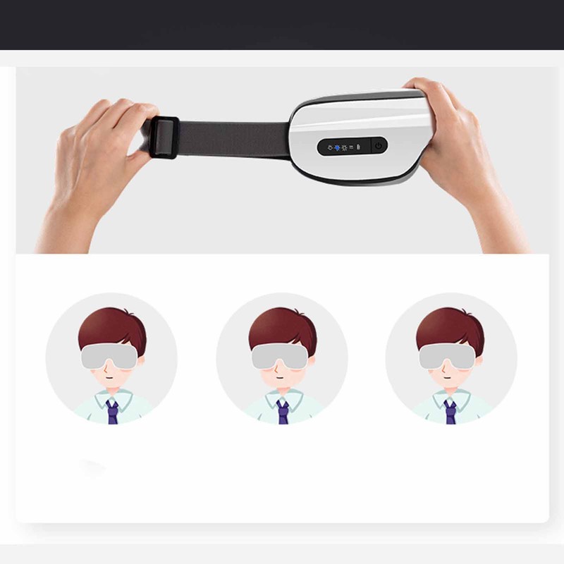 Eye Massager Home Vibration Hot Compress Eye Mask Multifunctional Rechargeable