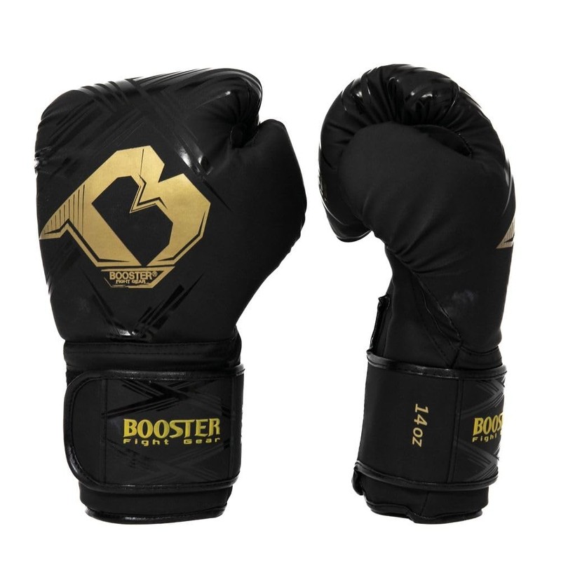 Booster Fightgear Boxing Gloves BFG Alpha Black/Gold - Boxing Gloves
