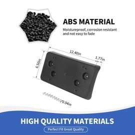 RAZPOY Front License Plate Bracket Holder Mount Frame Compatible with Chevy Suburban Tahoe 2020-2024