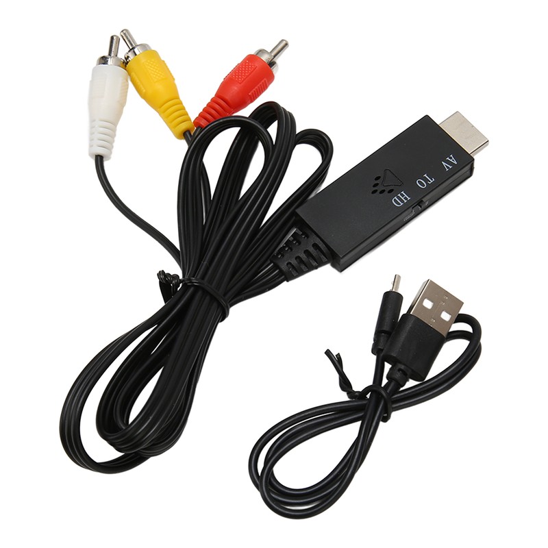 AV to HD Multimedia Interface Cable 3 RCA to HD