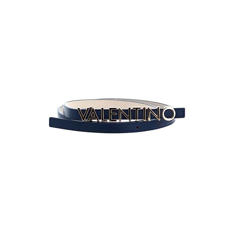 VALENTINO, Belty (VCS6W555) Cinture Mat Plastic Belt, Blue (Donna)