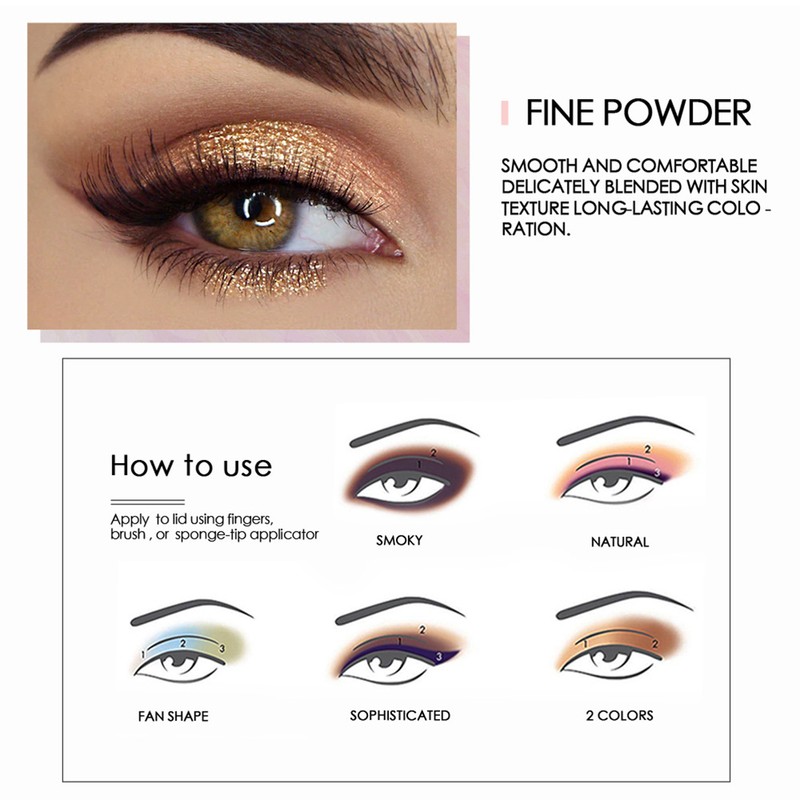 54 Colors Matte Eye Shadow Palette Shine Nude Make up
