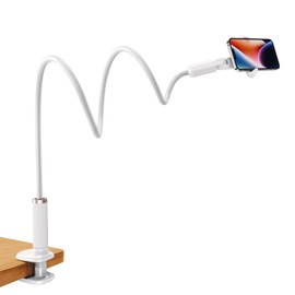 OATSBAS Smartphone Stand, Sleeping Smartphone Holder, 360° Rotation, Angle Adjustable Tablet Arm, Stability, Smartphone Arm Stand, Suitable for Offices, Kitchens, Bathrooms, Cabinets, Compatible with