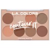 L.a. Colors I Heart Makeup Contour Palette, Medium To Dark,