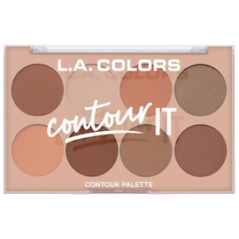 L.a. Colors I Heart Makeup Contour Palette, Medium To Dark, 1.04 Ounce