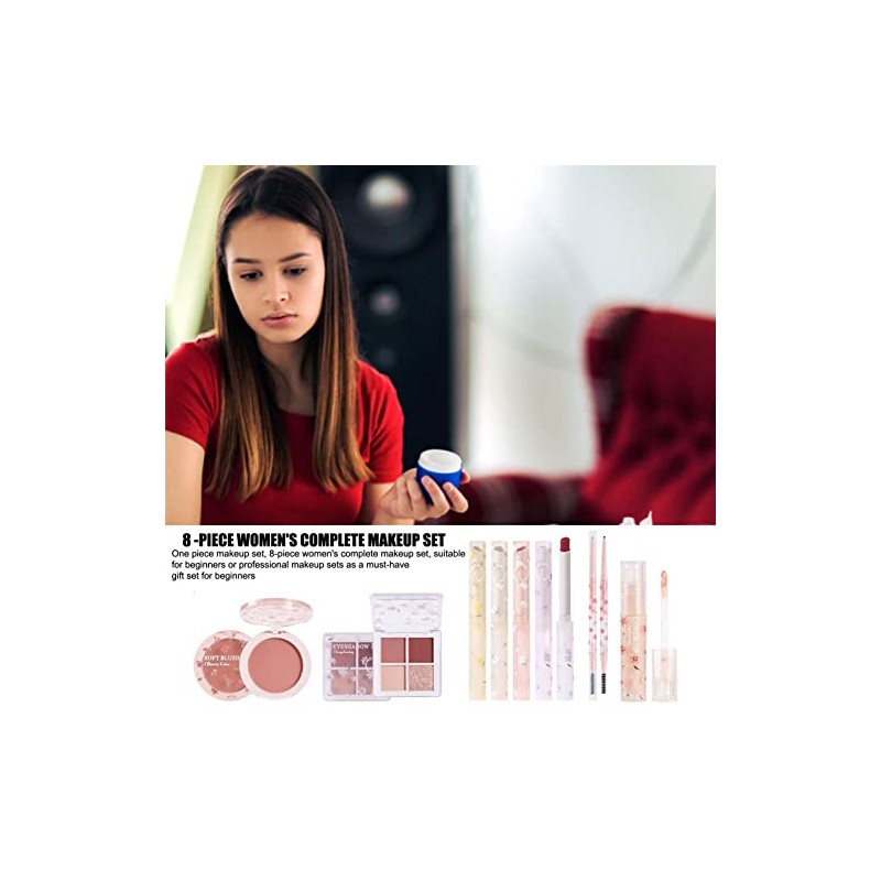 Littryee Kit Maquillaje Mujer - Paleta Sombras Ojos, Duración Larga