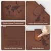 Porta Pasaporte con Bloqueo RFID, Porta Pasaporte y Visa Impermeable,