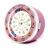 Atlanta Alarm Clock, Plastic, pink, 9.5 cm