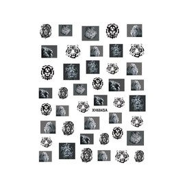 Generic Tiger Lion Print Tiger Scratch Claw Scars Nail Decal Stickers Xh684Sa Nail Wraps Art Stickers Manicure Supplies for Women for Home Nails Full Long Lasting Easy Apply and Remove