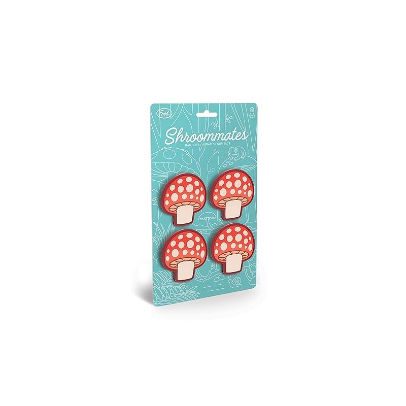 SHROOMATES, clips para bolsa de hongos, juego de 4
