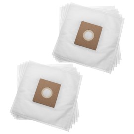 vhbw 10x Staubbeutel Ersatz für Hoover H75, 35601663 für Staubsauger - 27cm x 26,5cm Weiß