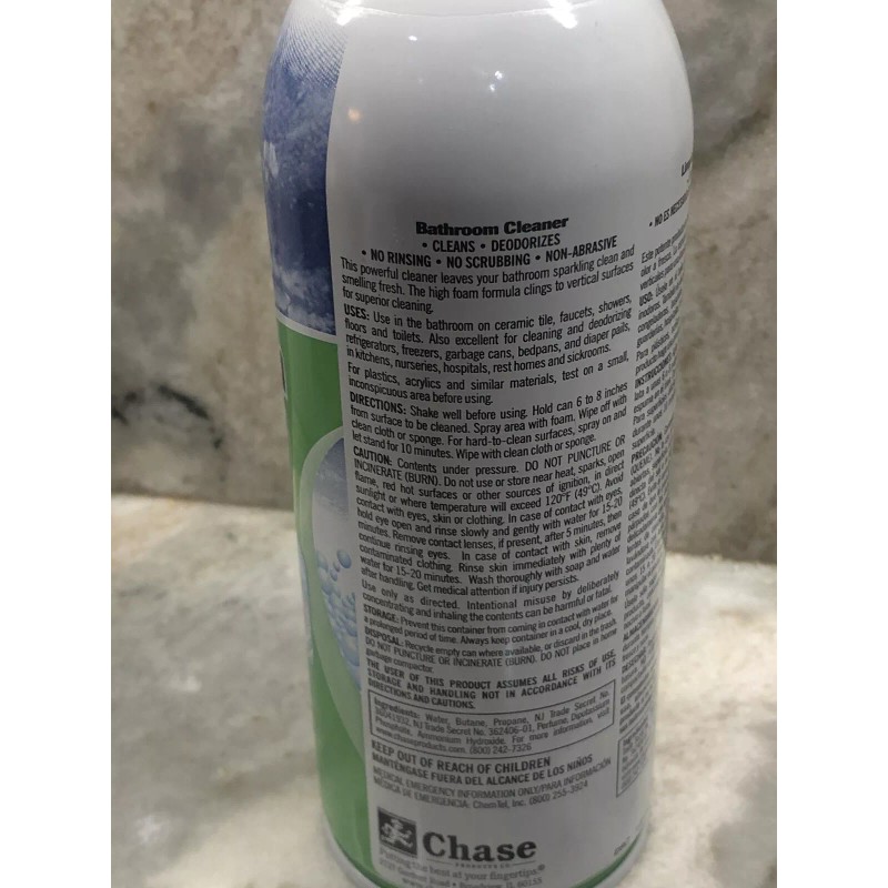 Chases Home Value Bathroom Cleaner Limpiador De Banos:12oz/340