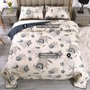 Coastal Quilts Queen Size, 3-Piece Starfish Shell Pattern Queen Beach