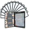 AMGSH 12 Pack Menu Covers 8.5 x 11 Inch, 2