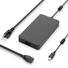 240W Laptop Charger Compatible with MSI Stealth GS77 GE76 GE66 Raider GP76 GP66 Leopard Creator Z16P Z16 Alpha 17 Gaming Laptop Power Supply Adapter