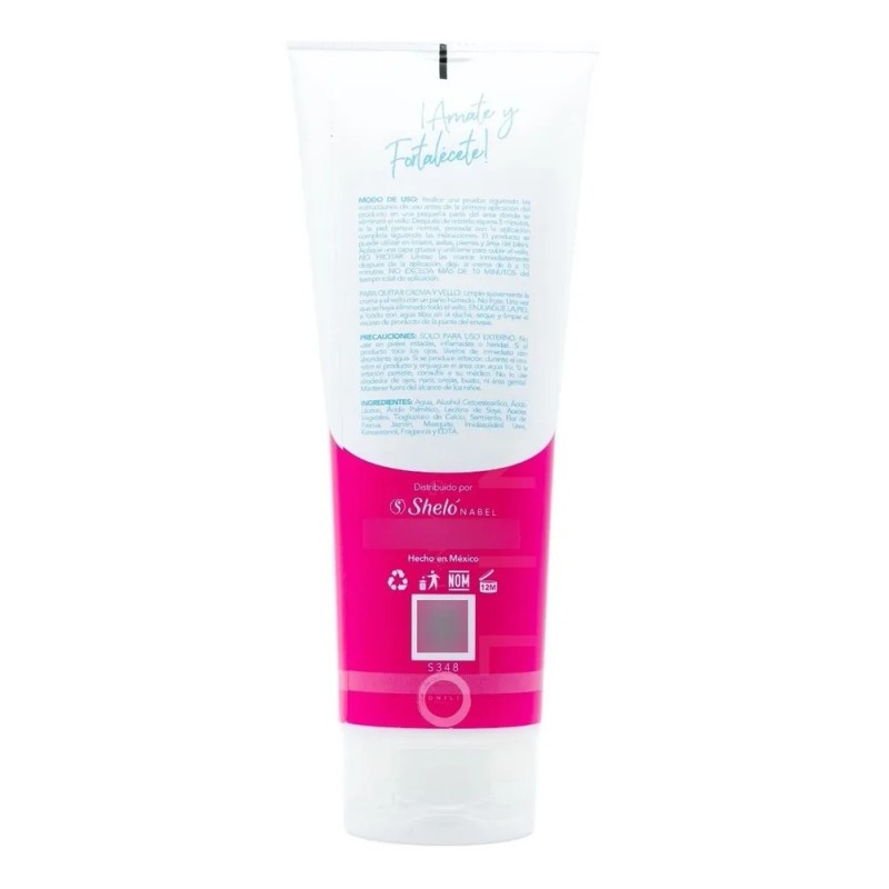 Crema Depiladora Piel Sensible Sheló Navel250 Ml 3 Piezas