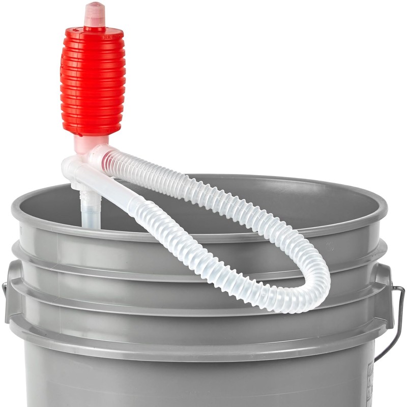 ZEELINE BY MILTON ZE10010W - Polyethylene/Polypropylene Siphon Drum Pump With