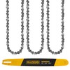 RazEdg 20 Inch Chainsaw Bar and Chain Combo, .325" Pitch,