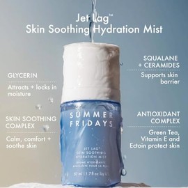 Summer Fridays Jet Lag Bruma Hidratante Calmante para la Piel, 50 ml