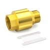 GASHER 1PCS Brass Check Valve DN20 3/4" Female and Male